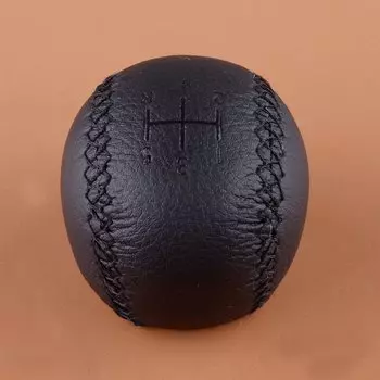 Черная 5-скоростная ручка переключения передач из искусственной кожи, подходит для Saab 95 9-5 1998-2003 2004 2005 2006 2007 2008 2009 2010 2011 4777074