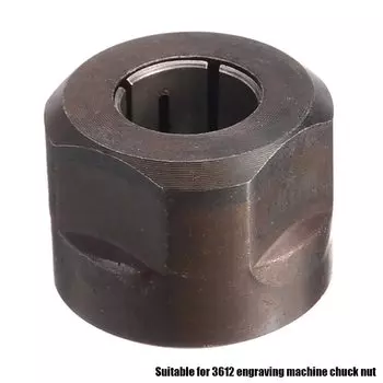 Черная цанговая гайка для фрезерного станка Makita 3612