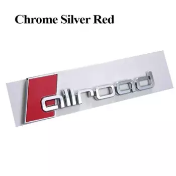 Черная хромированная 3d-эмблема из АБС-пластика с логотипом Allroad, значок на багажник автомобиля для Audi A6 C5 C6 C7 A4 B8 B9 4F, стикеры Allroad, аксессуары