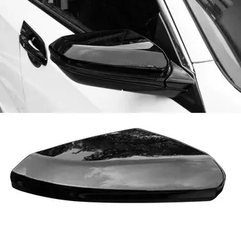 Черная крышка автомобильного зеркала с правой стороной, подходит для Honda Civic 10, 2016, 2017, 2018, 2019, 2020, 76201TBAA11ZF