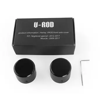 Черная крышка передней оси мотоцикла для Harley V-Rod VRod Night Rod Special VRSCDX 2012-2017 Muscle VRSCF 2009-2017