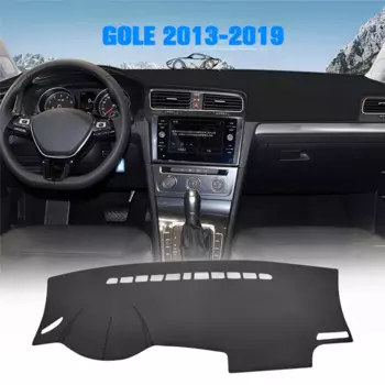 Черная накладка на приборную панель для Volkswagen VW Golf 7 MK7 2013 2014 2015 2016 2017 2018 2019