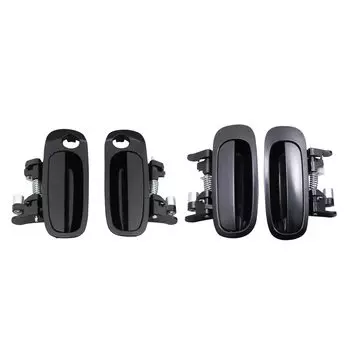 Черная наружная дверная ручка для TOYOTA Corolla 1998 1999 2000 2001 2002