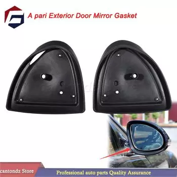 Черная прокладка зеркала наружной двери автомобиля, прокладки бокового зеркала, уплотнения 2208110298 Для MercedesBenz W220 S320 S350 S430 S500 2000-2006