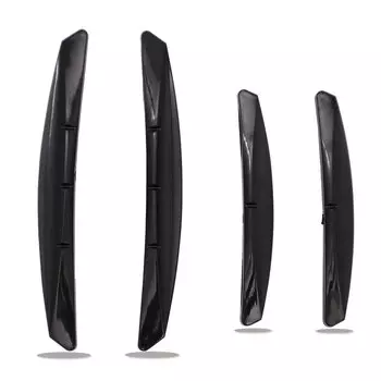 Черная прозрачная защита края двери автомобиля, буферная накладка, защитная полоса, защита от царапин, автомобильная дверная защита