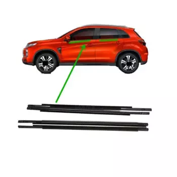 Черная резиновая лента для наружных окон ASX RVR, защитная пленка для стекла, черная резиновая полоса для Asx GA 5727A213