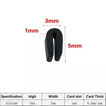 Черная резиновая уплотнительная лента Fittle