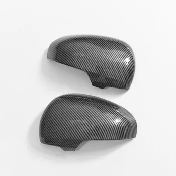 Черная сменная Пряжка для зеркала заднего вида из углеродного волокна для Toyota PRIUS 30 ZVW30 2009-2013 2010 2011