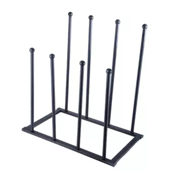 Черная стойка для ботинок, прочная чугунная подставка для хранения обуви и металлическая подставка для обуви, органайзер для