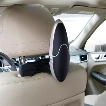 Черная универсальная складная вешалка на спинку сиденья автомобиля, 2 шт., Многофункциональная вешалка для пальто, курток, костюмов, крючков