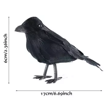 Черная ворона для Хэллоуина