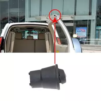 Черная задняя багажная задняя дверь верхняя часть амортизирующая гранулированная резиновая прокладка 1 шт. для Toyota Prado LC120 FJ120 2003-2009