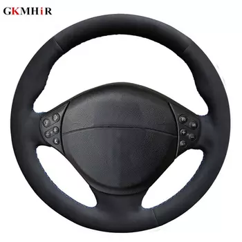 Черная замша чехол рулевого колеса автомобиля для BMW 3 серии M Sport E36 Z3 M3 E36/5 E36/7 E36/8 E31 5 серии E39 E38 M5 E39 1995-2002