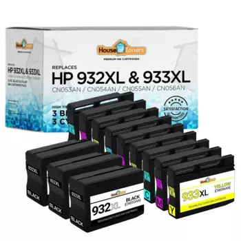 Чернила 12PK 932 XL 933 XL (CN053A/CN054A/CN055A/CN056A) для HP Officejet 6700 7610