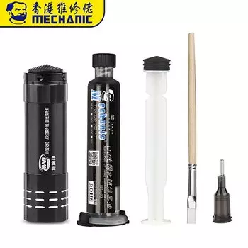 Чернила для паяльной маски MECHANIC Black UV