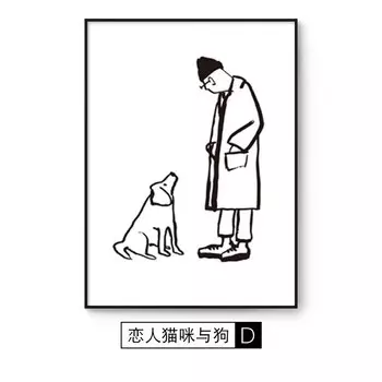 Черно-белые постеры для гостиной RELIABLI ART