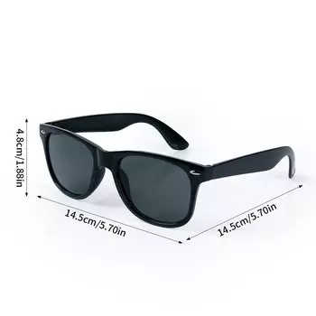 Черно-белые ретро солнцезащитные очки