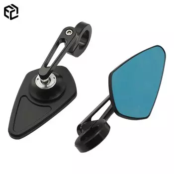 Черное алюминиевое зеркало на руль мотоцикла CNC M8 8 мм с болтом для KAWASAKI Z800 Z900 Z900RS ZH2 Z1000 Z400 Z1000R