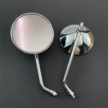 Черное Кафе Racer ретро мотоцикл модифицированный кофе восхождение зеркало заднего вида маленькое круглое зеркало CB400 CB1300