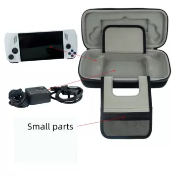 Черное зарядное устройство для игровой консоли ROG ALLY, встроенный сетчатый карман, Жесткий Чехол из ЭВА