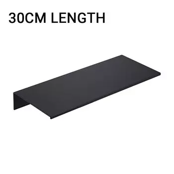 Черные алюминиевые полки для ванной Smesiteli 30-60 см