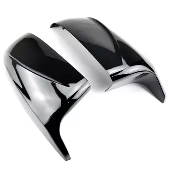 Черные боковые накладки на зеркала заднего вида в форме рога M для BMW X5 E70 X6 E71 2008-2013, аксессуары