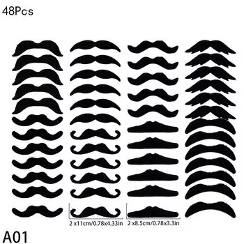 Черные искусственные усы ZQCXLD