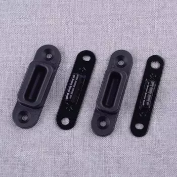 Черные комплекты верхних и нижних заглушек для раздвижных дверей, подходят для Hyundai H1 Grand Starex 2007 2008 2009 2010 2011 2012 2013 2014-2018