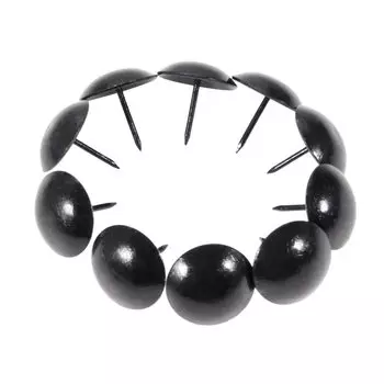 Черные мебельныe гвозди 25*25 мм