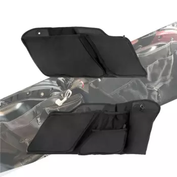 Черные Органайзеры для сиденья мотоцикла, внутренняя сумка для хранения инструментов для Harley Touring Electra Glide Street Glide Road Glide 2014-2021