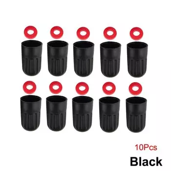 Черные пластиковые длинные колпачки для штока клапана шины для TR20008, колпачки для клапана TPMS, автомобильная замена колпачка для штока клапана шины TPMS