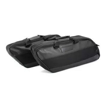 Черные сиденья, вкладыши, седельная сумка для Harley Road King Street Glide Ultra Electra Glide 1994-2013 95 98 99 2006 2008 2012