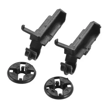 Черные зажимы для капота автомобиля, 4 шт., втулка с зажимами для Toyota Corolla E120 9-го поколения 2003-2008 53452-02060 90480-15034
