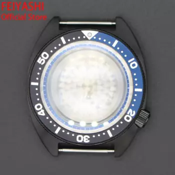 Черный 41 мм skx007 skx013 skx мужские роскошные чехлы для часов с сапфировым стеклом для Seiko Mod nh35 nh36 движения 28,5 мм Циферблат