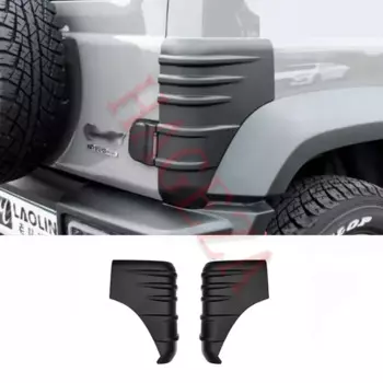 Черный АБС-пластик для модификации автомобиля, передняя и задняя защитная крышка с углом поворота, декоративная накладка для Suzuki Jimny 2/4 двери 2019-2024