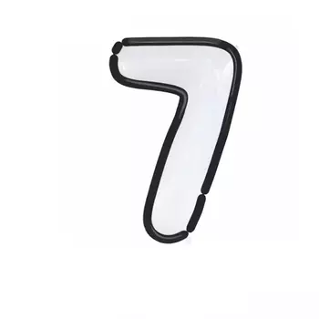 Черный белый розовый номерной шар для праздника Gracbgreens