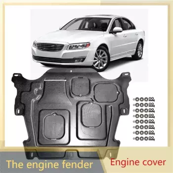 Черный брызговик под двигатель для Volvo S80 2012-2016 2,0 T 3,0 T 2013 2014, щит от брызг, крышка крыла, брызговик, защита