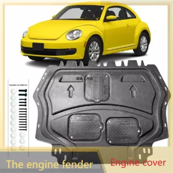Черный брызговик под двигателем для VW Beetle 2012-2019