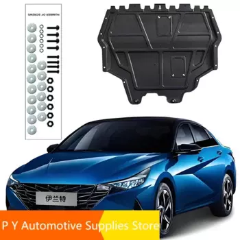 Черный брызговик под двигателем, щит от брызг, крыло для Hyundai Elantra 2021-2022 1,4 л т, брызговик, защита для автомобиля