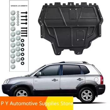 Черный брызговик под двигателем, щит от брызг, крыло для Hyundai Tucson 2008-2020 2.0L 1.6L, брызговик, защита для автомобиля