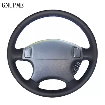 Черный чехол на руль из искусственной кожи для Honda CRV CR-V 1997-2001 Accord 6 1998-2002 Odyssey 1998-2001 Prelude