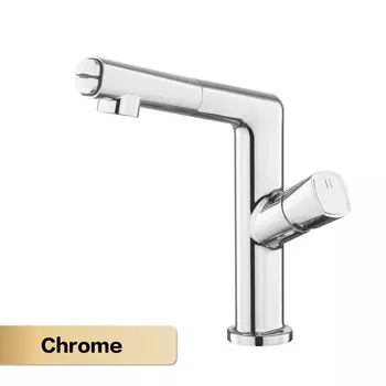 Черный цифровой смеситель Aitana для раковины