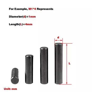 Штифты из нержавеющей стали 304 M1-M10