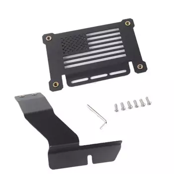 Черный держатель для переднего номерного знака из нержавеющей стали и железа США для Ford Bronco 2021-2023