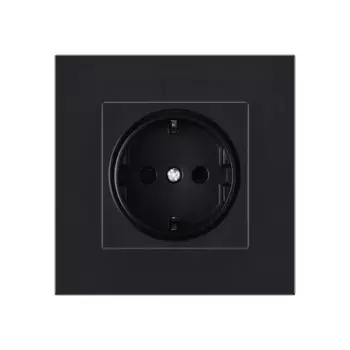 Depo Guye черный электрический адаптер розетка 16А