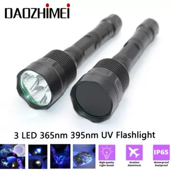 DAOZHIMEI УФ фонарик 365/395 нм 18Вт