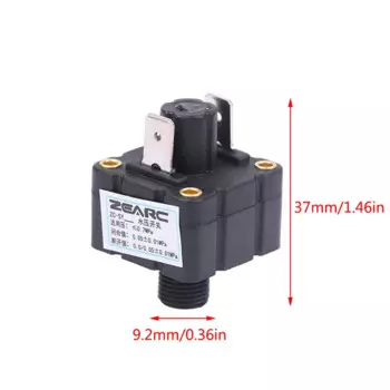 Черный газовый манометр для котла HELTC