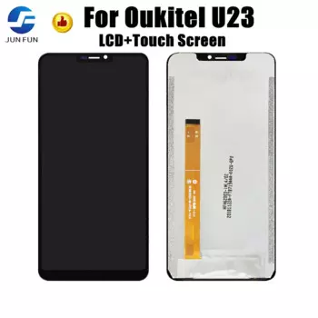 Черный мобильный ЖК-дисплей 6,18 дюйма для Oukitel U23, ЖК-дисплей с сенсорным экраном, дигитайзер, панель, стекло, датчик объектива
