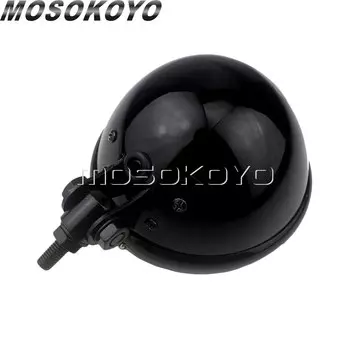 Черный мотоциклетный налобный фонарь 5,75 дюйма, лампа 5-3/4 дюйма, стандартная фара, Крышка корпуса для Harley Softail Heritage, Street Fat Boy