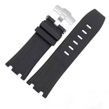 Черный мягкий резиновый ремешок ONECMN для наручных часов AP Off Shore, водонепроницаемая лента 15703, ремешок для наручных часов с пряжкой с язычком, 28 мм
